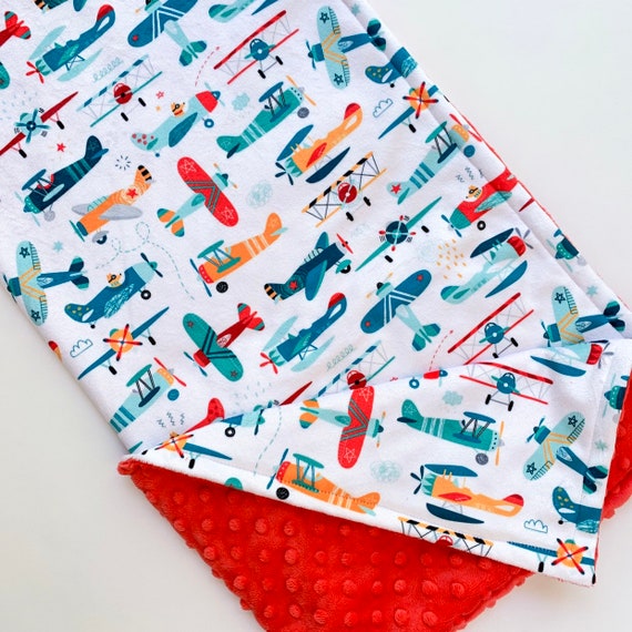 airplane baby blanket