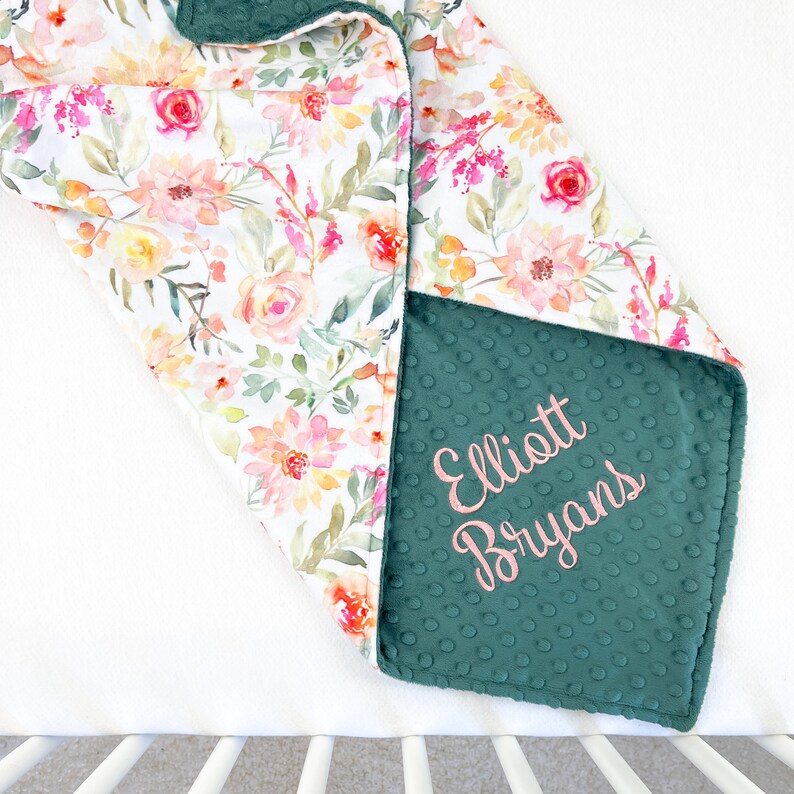 Personalized Baby Blanket With Name Baby Shower Gift Etsy