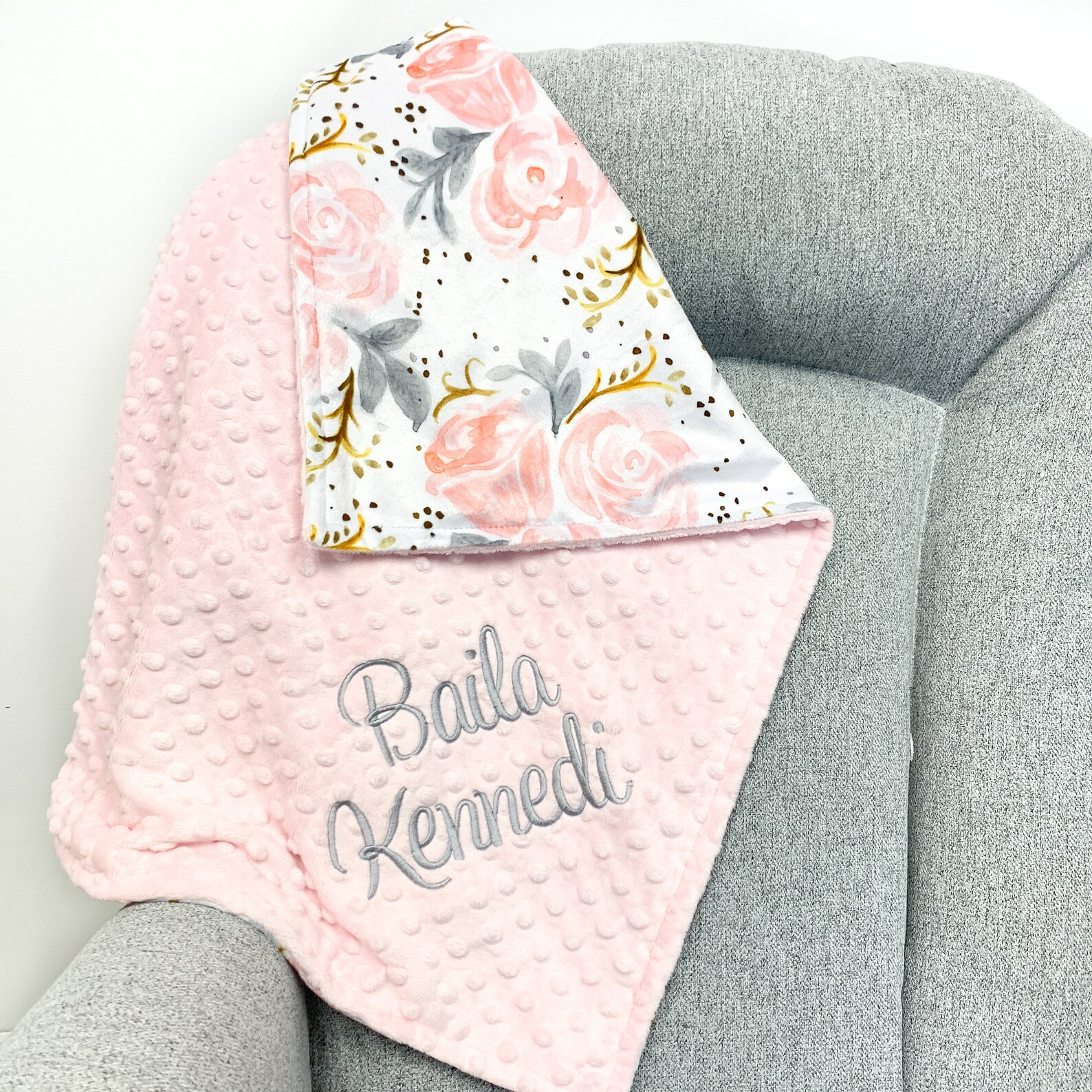 Personalized Baby Blanket Custom Baby Girl Blanket Etsy