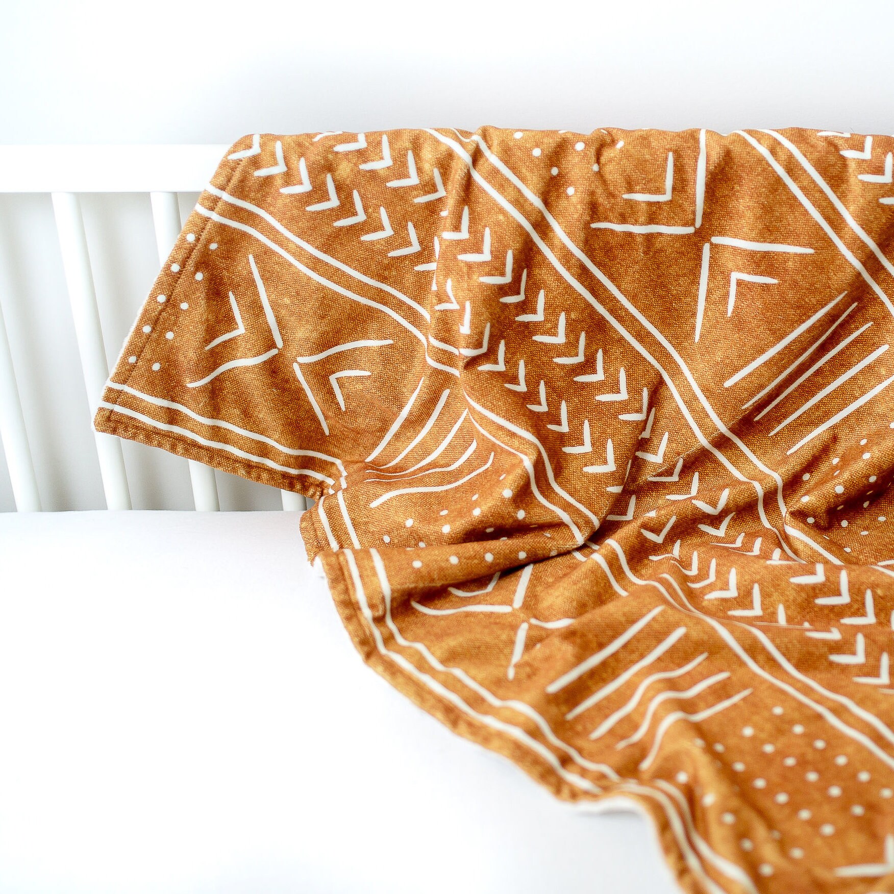 Mudcloth Baby Blanket Custom Minky Blanket Gift for Baby Etsy