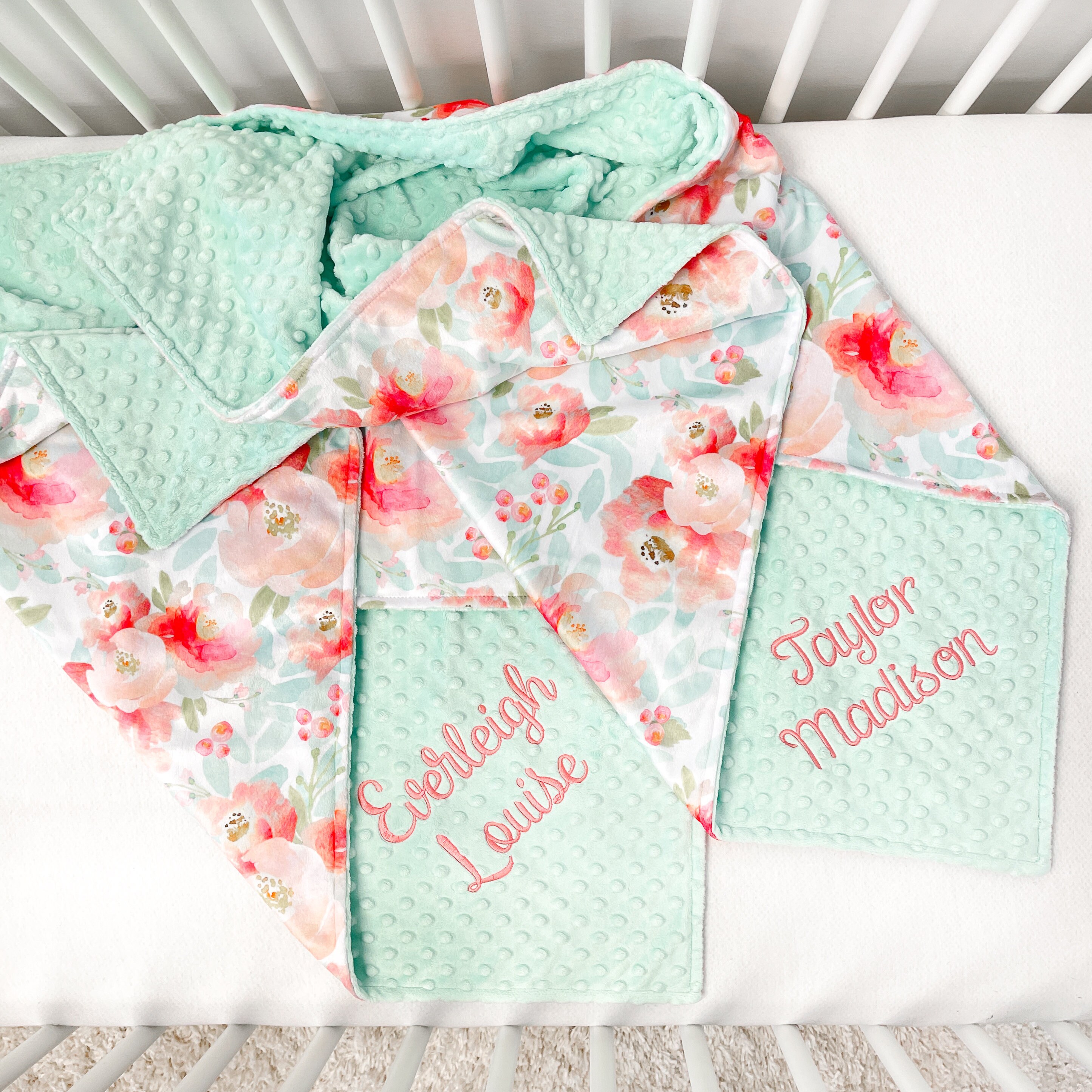 personalized minky blankets