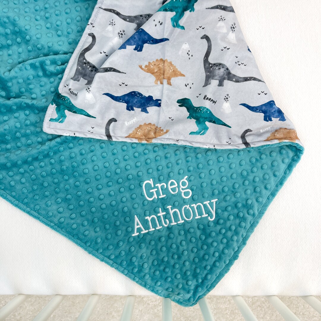 Personalized Baby Blanket Boy Minky Baby Blanket Baby Shower Etsy