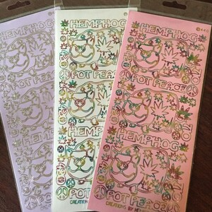 Hemphog Sticker Bogen