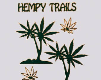 Foglio di adesivi con contorno di Hempy Trails