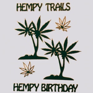 Hempy Trails Outline Sticker Sheet