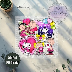 Charlie Valentines, Valentines Day, Cartoon, DTF Transfer, Ready to Press, Shirt Transfer, Heat Transfer, Direct to film Transfer