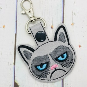Grumpy cat keychain sale