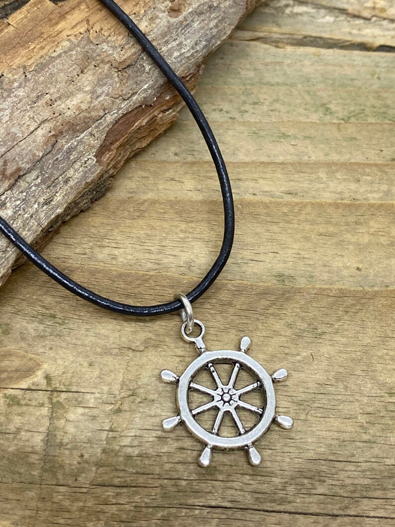 Ship\u2019s Wheel Pendant