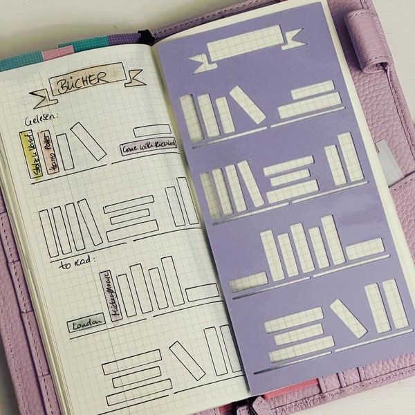 11W - Bücherregal für Notizbücher in Hobonichi Weeks Größe