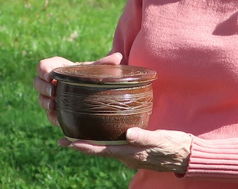 French Butter Keeper, French Butter Jar, Butter Crock, Pottery Butter Keeper, Ceramic Butter Keeper, Pottery Handmade, Wheel Thrown Pottery