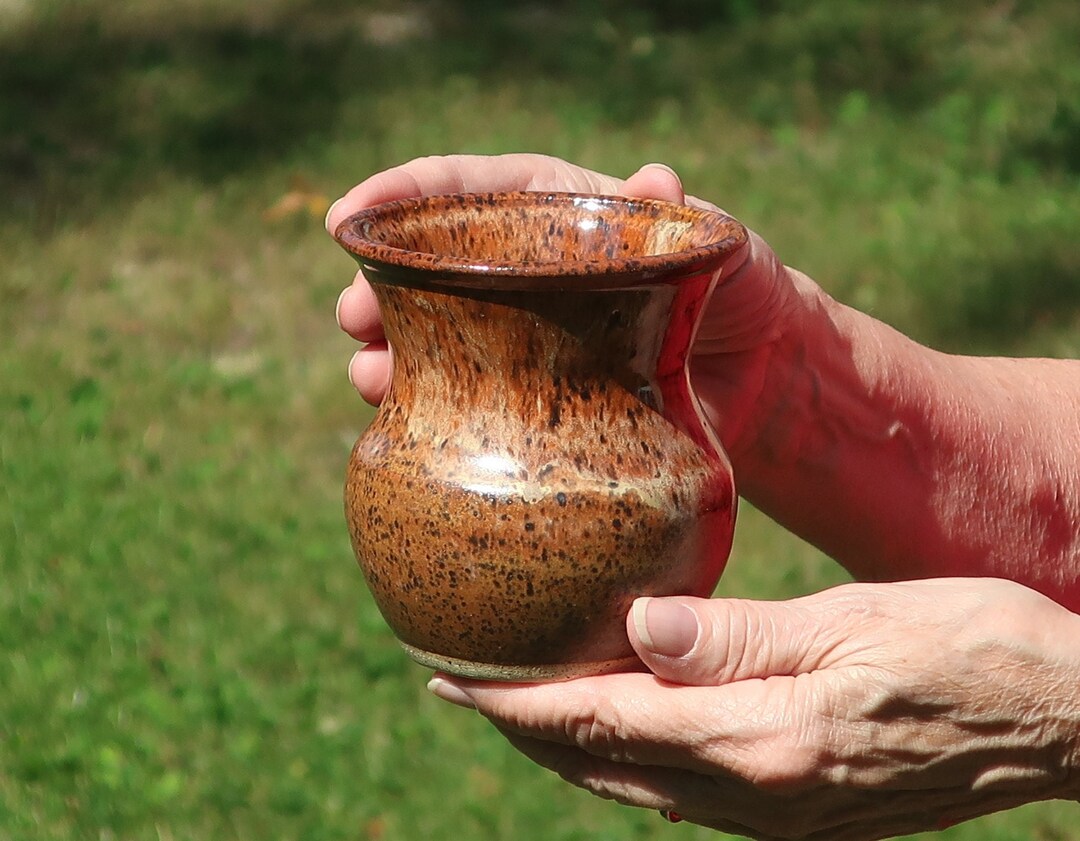 Small Stoneware Vase, Pottery Vase, Ceramic Vase, Wheel Thrown Vase ...
