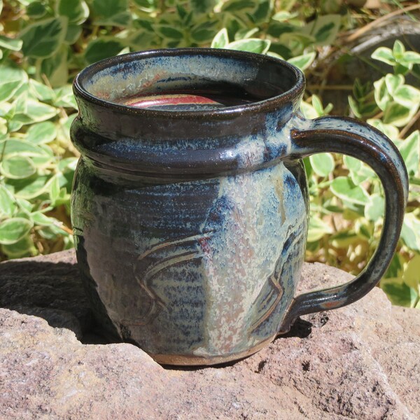 Pottery Tankard Etsy