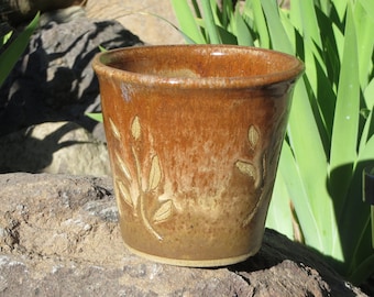 Pottery Utensil Holder, Stoneware Utensil Holder, Utensil Crock, Kitchen Storage, Spoon Holder, Wheel Thrown Utensil Holder
