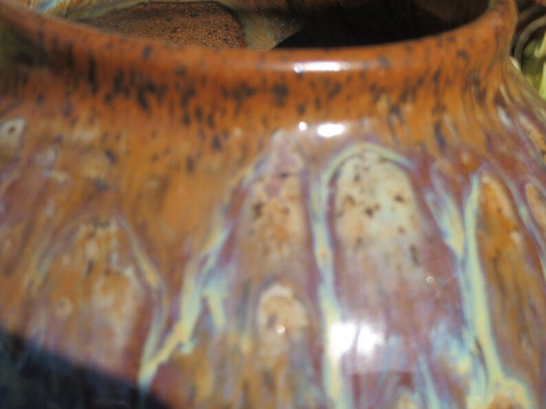 Vase, Stoneware Vase, Ceramic Vase, Wheel Thrown Vase, Brown, Pottery ...