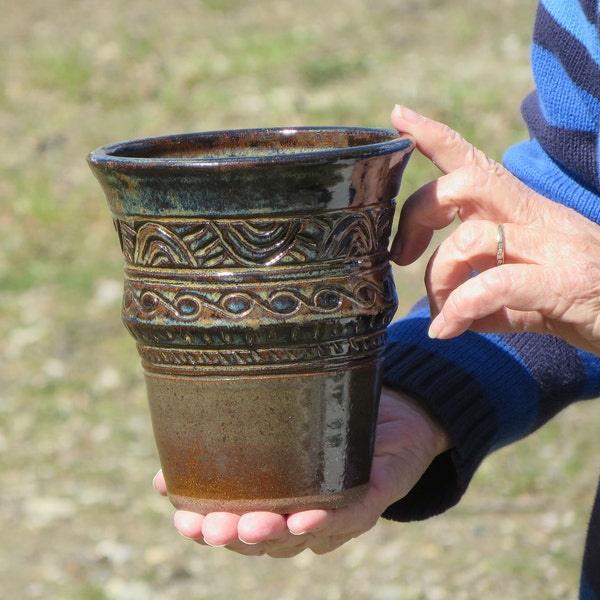 Vase, Stoneware Vase, Ceramic Vase, Wheel Thrown Vase, Pottery Vase, Flower Vase, Wheel Thrown Pottery