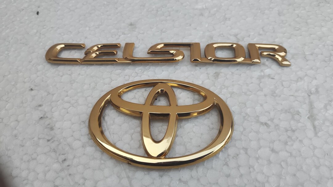 Toyota Celsior Lexus LS430 UCF30 UCF31 Emblems Golden Chrome Japan - Etsy