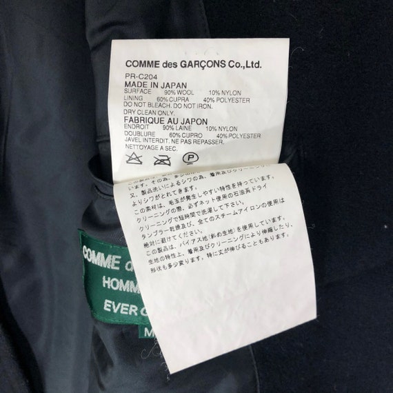 RARE Vintage Comme Des Garcons Homme Plus Evergre… - image 7