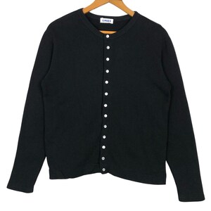 Vintage Agnes B. Snap Buttons Short Cardigan Made in Japan