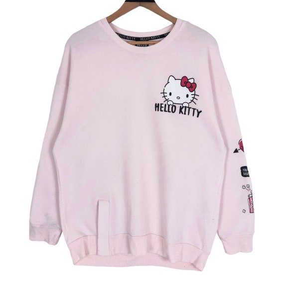 Sanrio Hello Kitty Skateboarder On Back Black Cotton T Shirt NEW Large Last  One