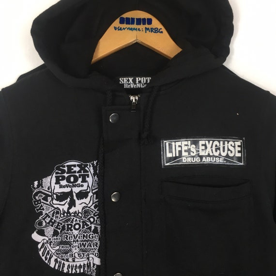 Vintage Sex Pot Revenge Jacket With Hoodie - Etsy