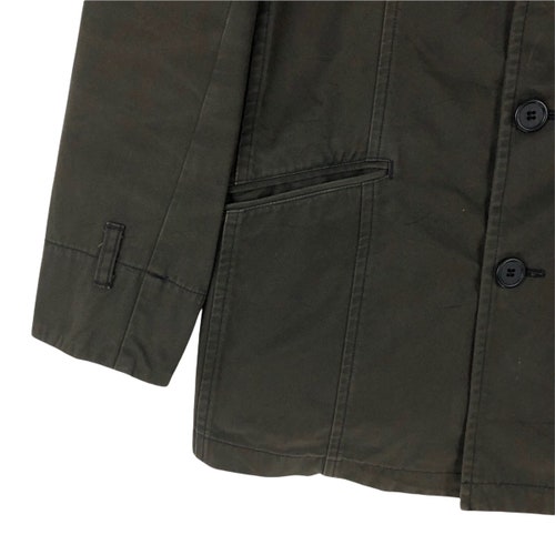 Vintage PPFM Car Coat Short Trench Coat shops Light Jacket Workwear Streetwear Japanese Brand Five Foxes Co Ltd Peyton Place For Men Size M