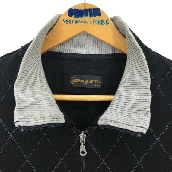 Vintage Gianni Valentino Sweater Track Jacket - image 8