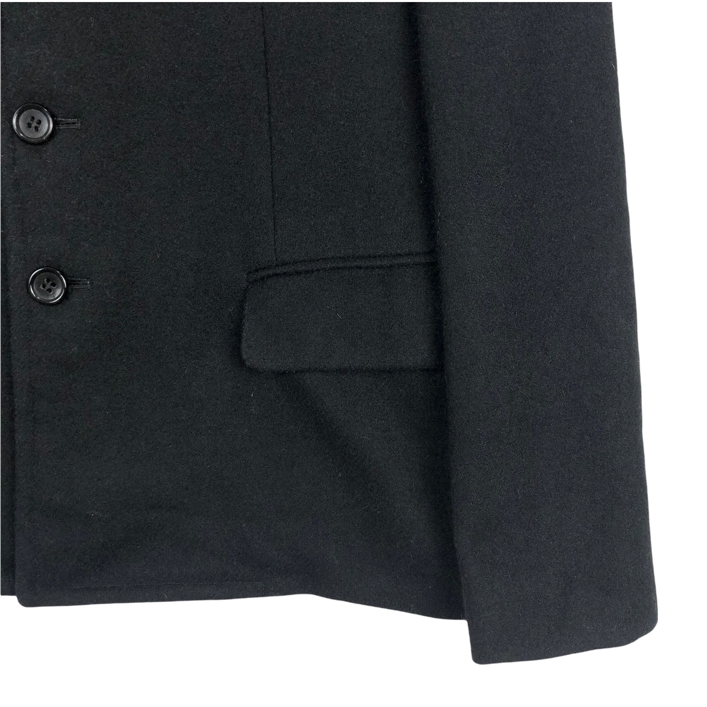 Vintage Tricot Comme Des Garcons Wool Coat - 1998 Designer Jacket