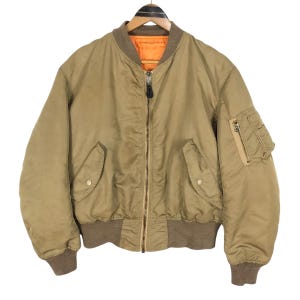 90s Ma1 Jacket - Etsy