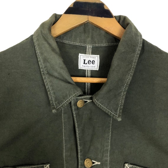 Vintage 90s LEE Union Made Sanforized Button Up W… - image 6