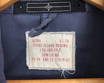90sストーンアイランド ヴィンテージジャケット Vintage 90s Stone Island Cotton Button Jacket - Size L - Etsy