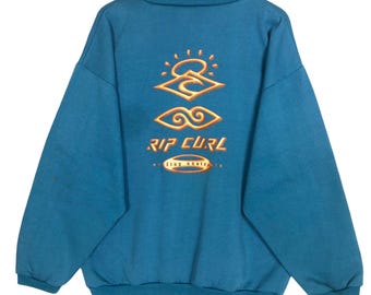 Vintage 90s Rip Curl Surfing Australia Crewneck Sweatshirt