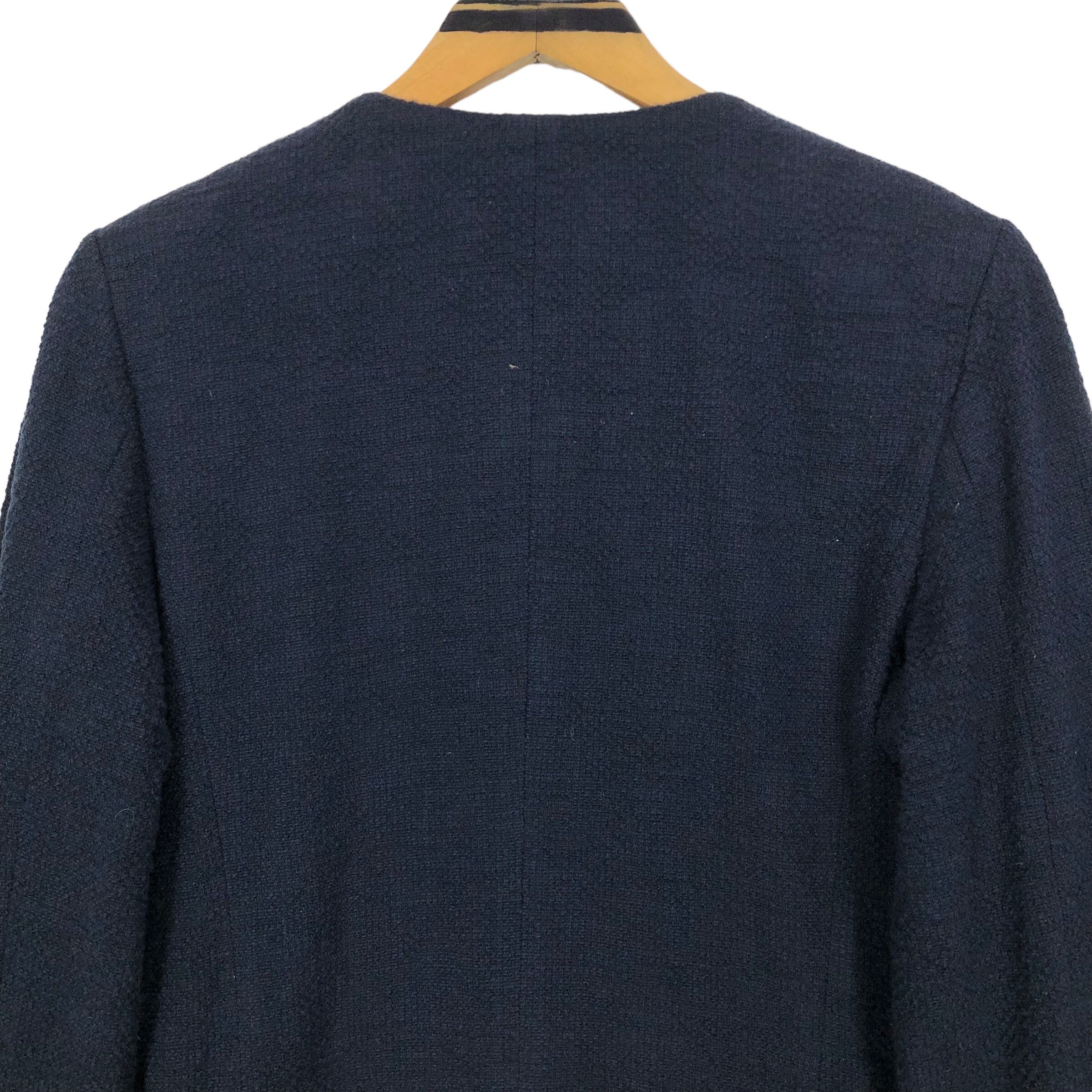 Vintage Agnes B Paris Cotton Jacket: French Designer Button up 