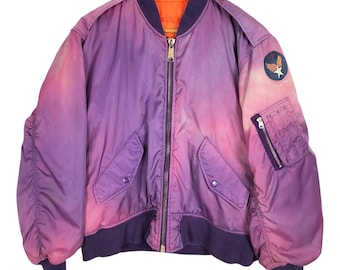アクリルファー ボンバージャケット 90s MA-1型 ストリート