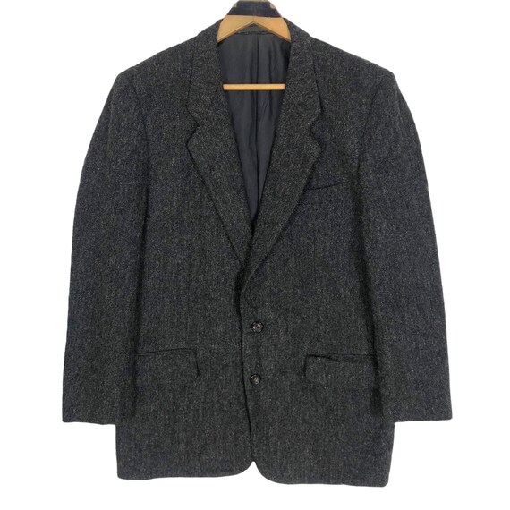Vintage 90s Comme Des Garcons Homme HJ-05050M Wool Tweed Coat 