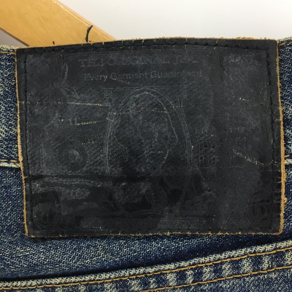 Vintage Beams Distressed Ripped Jeans - image 3