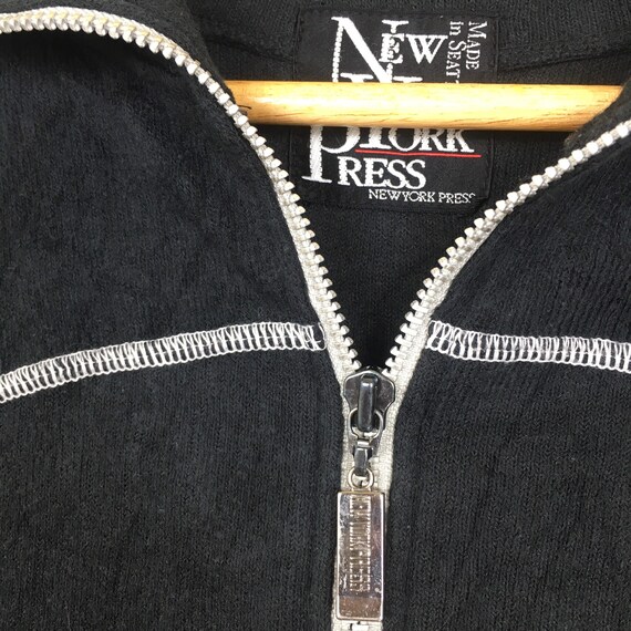 Vintage New York Press Turtleneck Sweatshirt - image 5