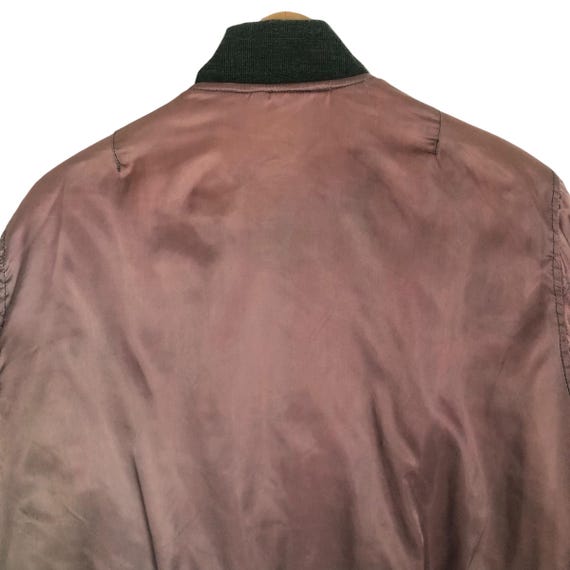 Vintage 90s Houston US Air Force Type MA-1 Bomber Jacket