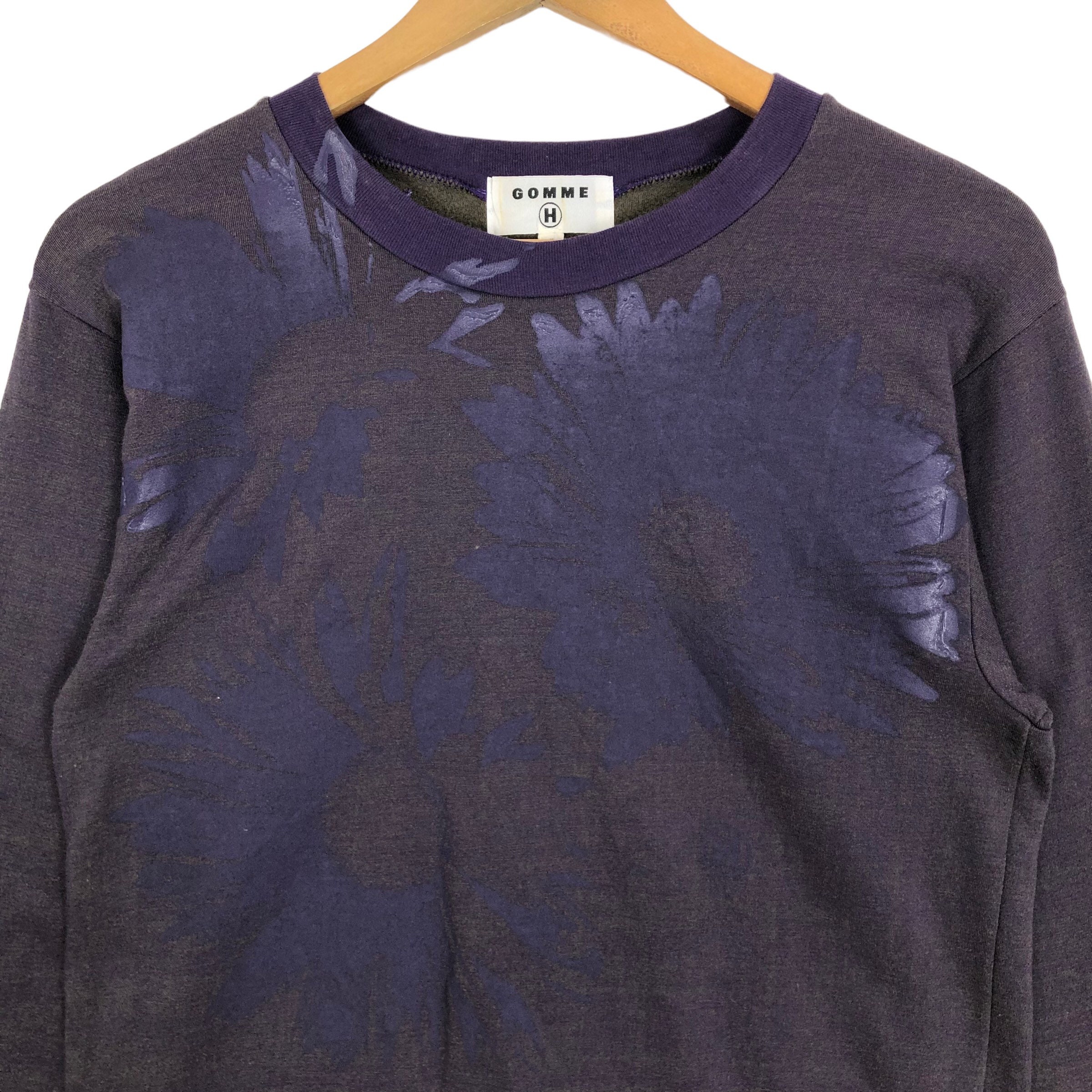 GOMME Hiroshige Maki Crewneck Sweatshirt Pullover Big Logo