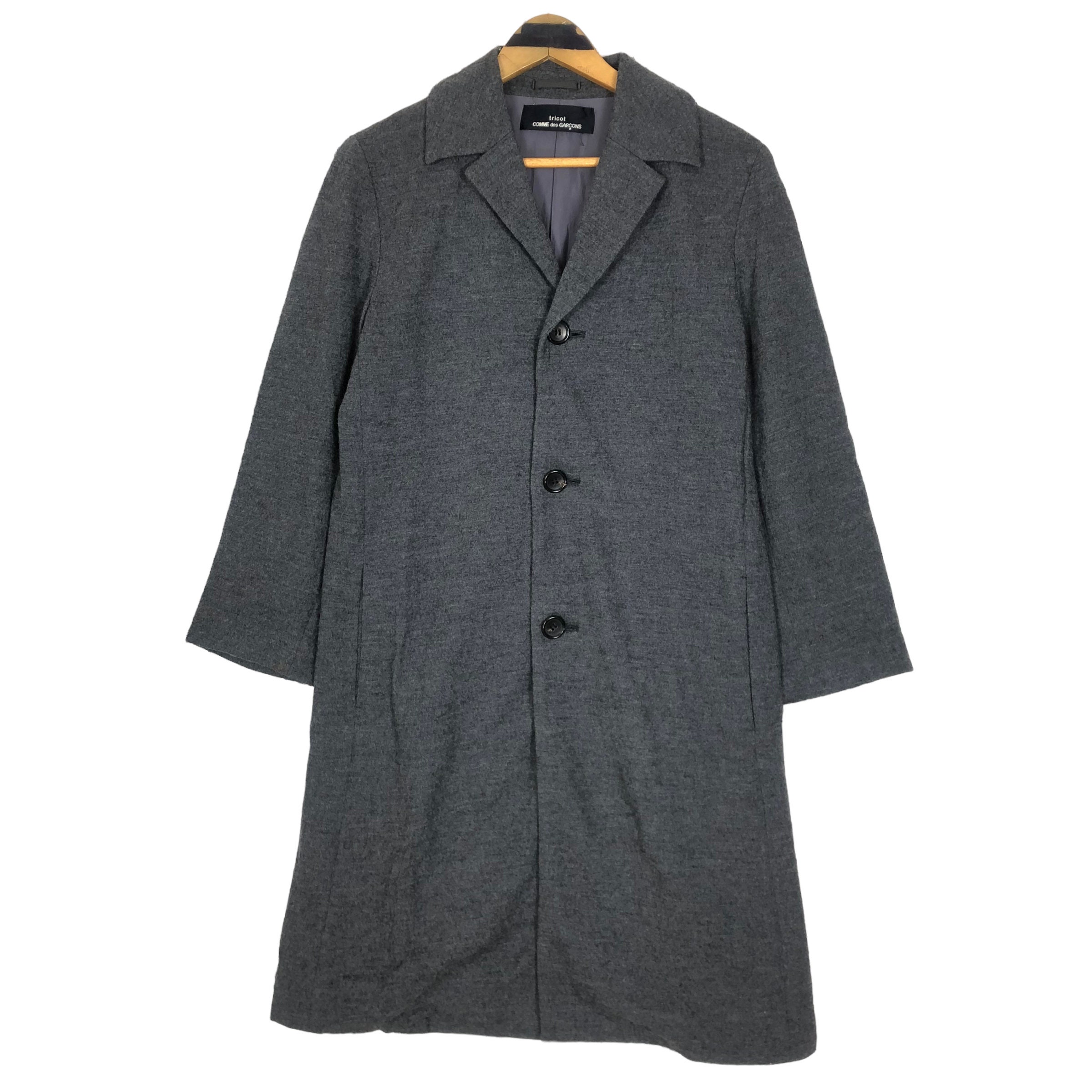 Vintage 90s Tricot Comme Des Garcons 1997 S/S Wool Car Coat