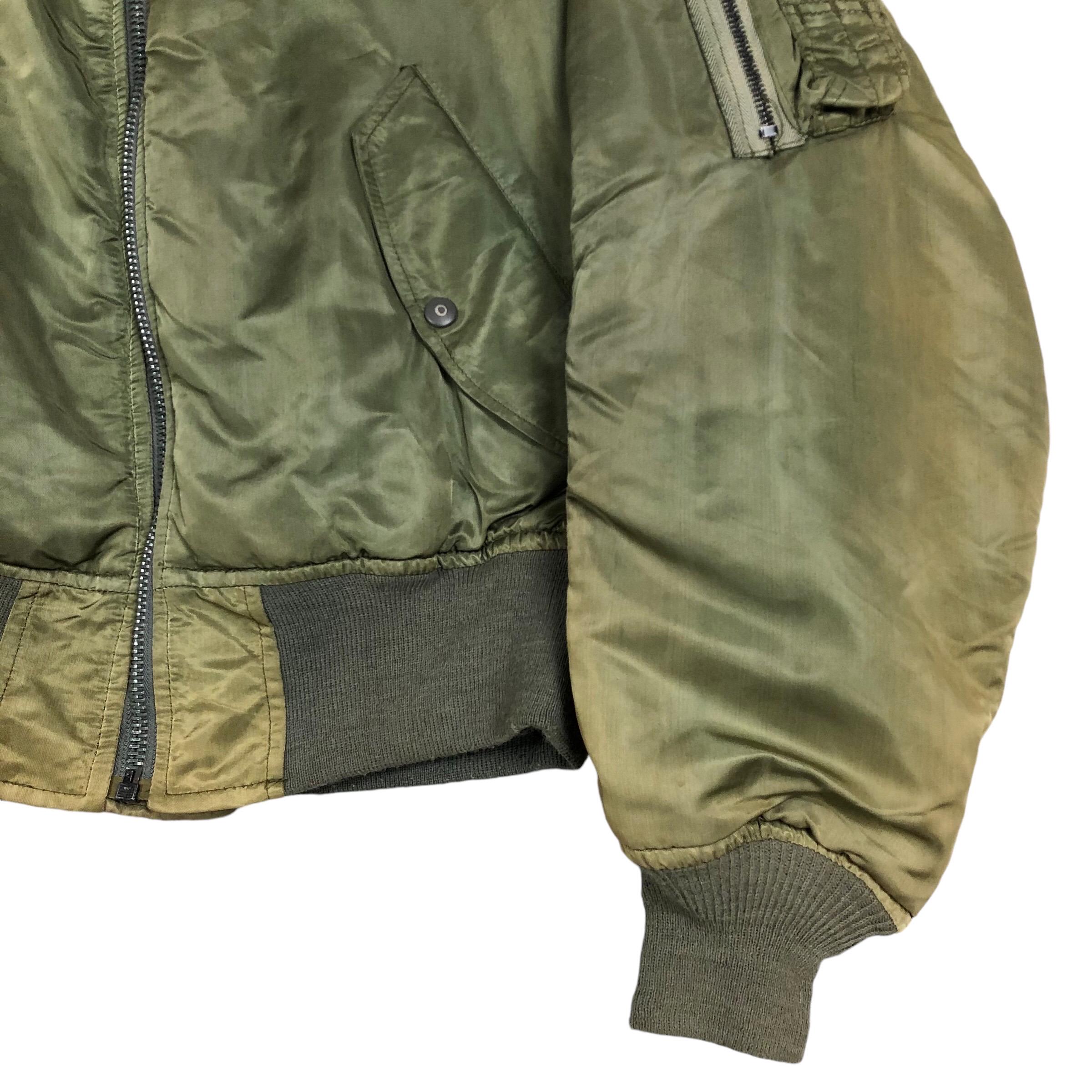 Vintage Avirex USA MA-1 Bomber Jacket: 90s Military Reversible