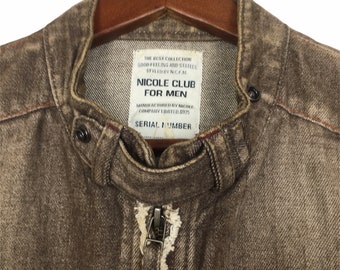 Vintage Nicole Club for Men Denim Jacket - Etsy