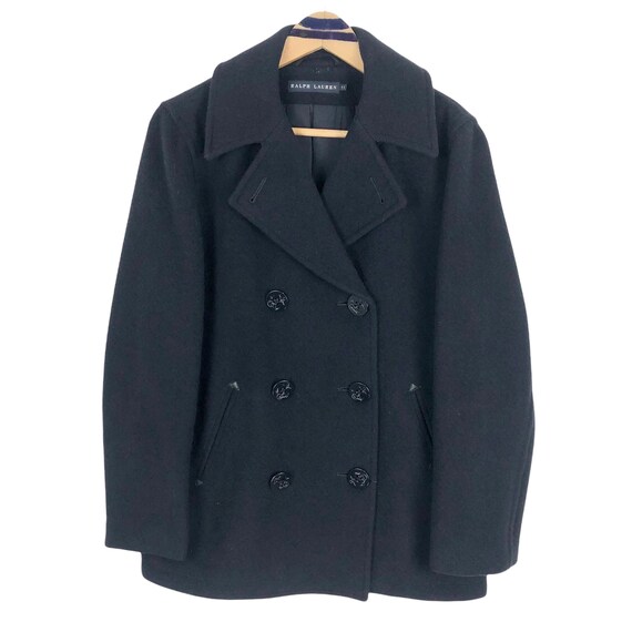 ralph lauren wool peacoat