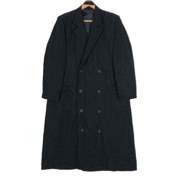Vintage 80s Y's Yohji Yamamoto Double Breasted Trench Coat