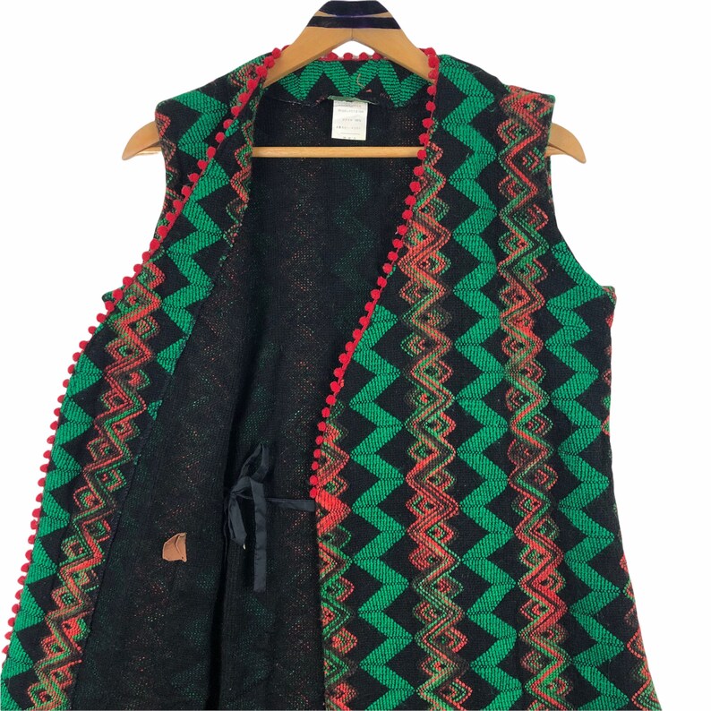 Vintage Rough Rough Made in Japan Acrylic Knitted Cloaks Duster Robes ...