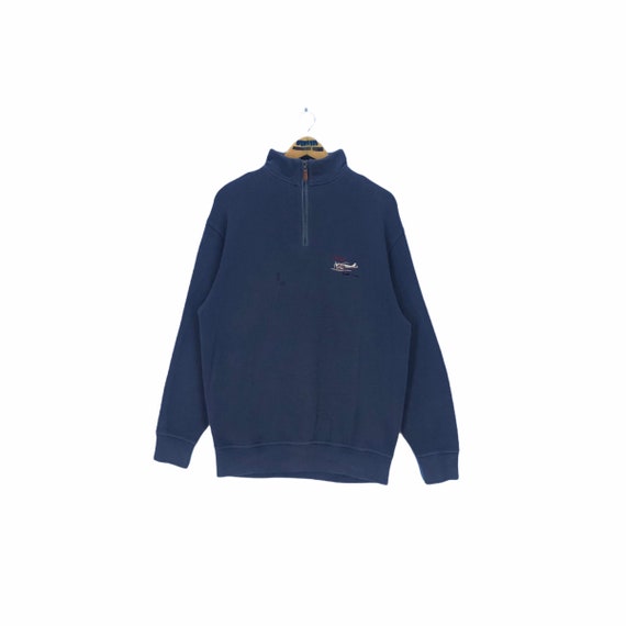 Vintage Chaps Ralph Lauren Quarter Zipped Sweatshirt Pullover