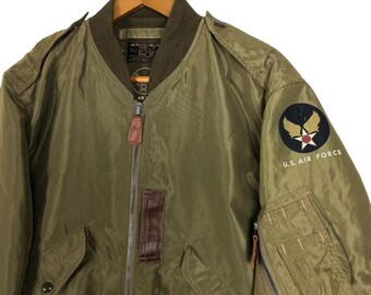 Buzz Rickson's US Air Force L-2 Flight Jacket - Size L - Etsy