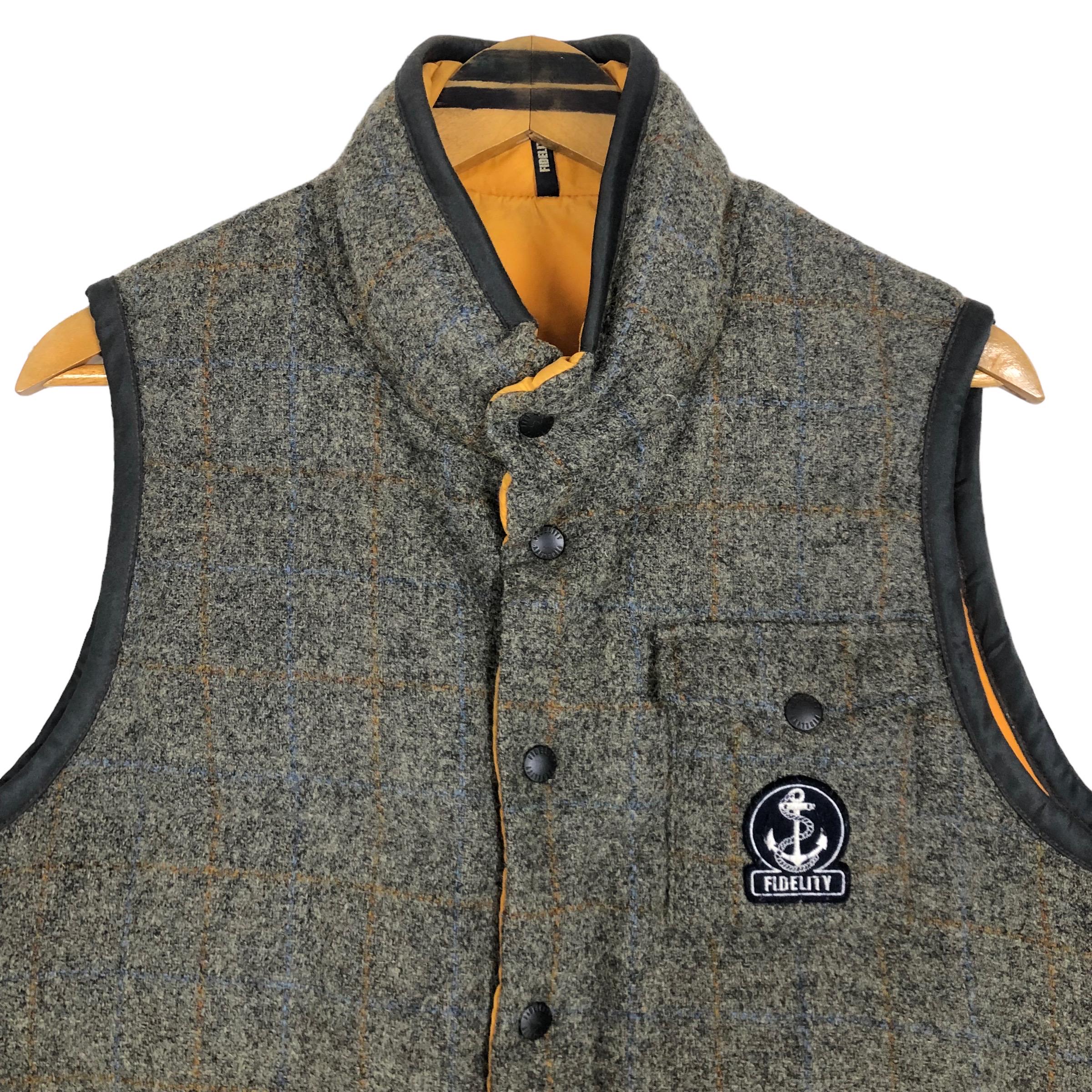 fidelity×HARRIS tweed （美品 SHIPS X FIDELITY ハリスツイード