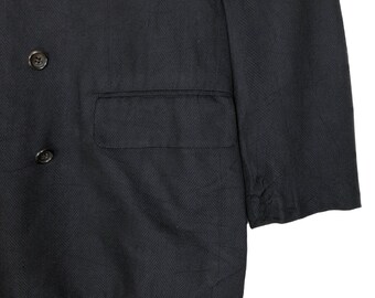 Vintage 90s Comme Des Garcons Homme Plus Silk Blazer Double