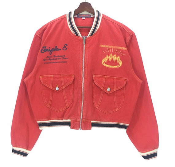 Vintage ANTI Denim Varsity Jacket