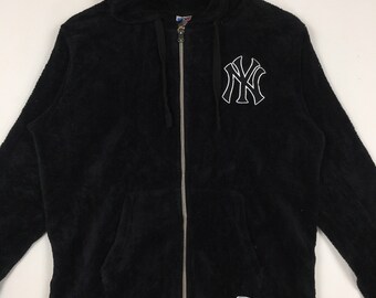 Vintage 90s New York Yankees MLB Fleece Jacket Etsy Singapore
